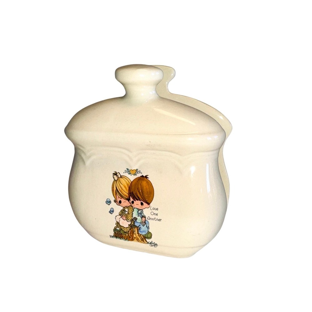 Vintage Precious Moments Napkin Holder Love One‎ Another 1994 Enesco